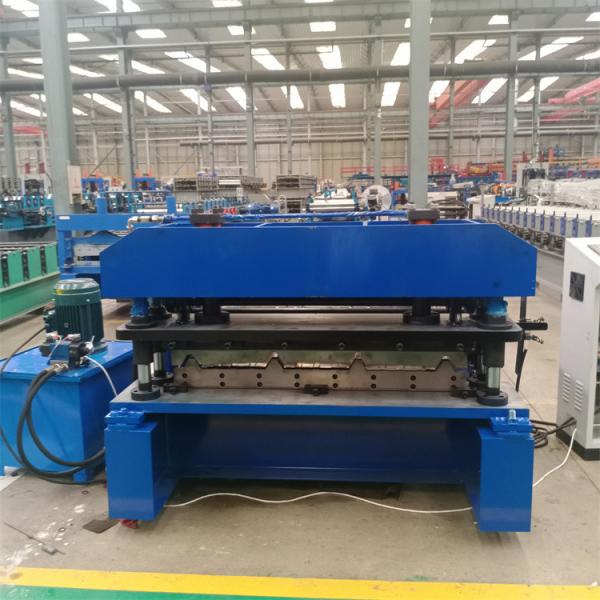Quality Metal Color Steel Galvanized Trapezoidal Roof Panel Roll Forming Machine For Wall Panel for sale