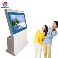 china Landscape screen advertising totem| Floor standing digital signage  Win 10 & Touch