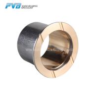 Quality CuSn10Pb10 Track Roller Bimetal Bushing Friction Welded Flange Bimetal Bushing for sale