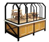 China 3 Years Warranty Food Store Shelving Bakery Display Shelves For Cake factory