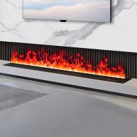 China Remote Control Electric Fireplace Insert 3d Atomization Led Water Vapor Fireplace factory