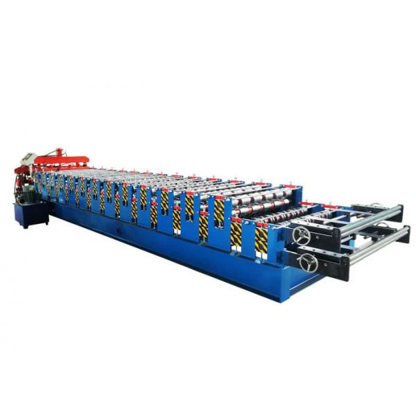 Quality Color Sheet Double Layer Roll Forming Machine Productivity 20-25 M/Min Shaft for sale