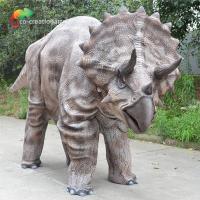 China 5m Triceratops Halloween Costume Interactive Prehistoric Creature Cosplay For Two Adult factory