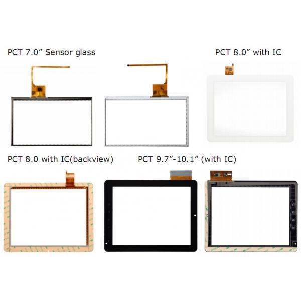 Quality 10.1 Inch Projected Capacitive Touch Screen With USB / I2C Port Multi Touch for sale