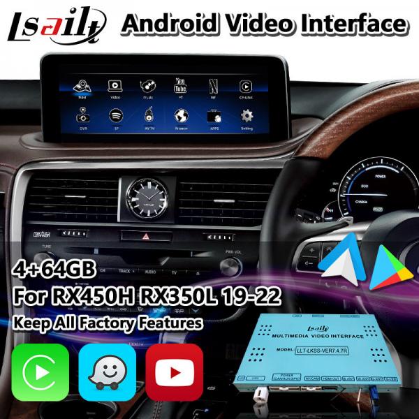 Quality Lsailt Lexus Video Interface Android System for RX RX450h RX350L RX450hL RX300 for sale