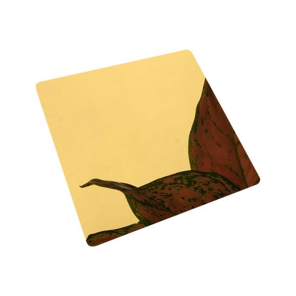 Quality 304 4x8 Gold Mirror Stainless Steel Sheet Decorative PVD Titanium Coated for sale