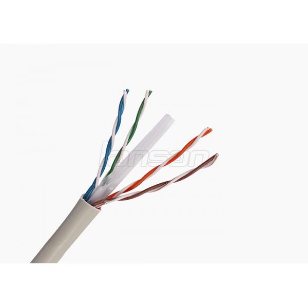 Quality 23AWG Category 6 UTP Cable 0.574 Solid Copper 4 Pair Gigabit Ethernet Cable for sale