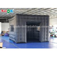 China Inflatable Tent 4.6x5.25x3.3m Inflatable Golf Simulator Tent With High Impact Screen Indoor Sport Golf Training Cage factory
