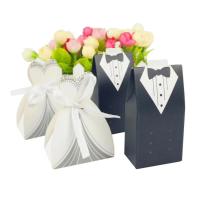 Quality FSC Certificate Foldable Wedding Candy Gift Box For Guests Cute Design for sale