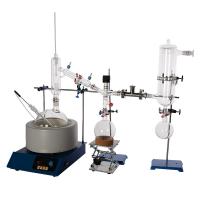 China 5L Vacuum Distillation Equipment Shortest Distillation Glassware Kit factory
