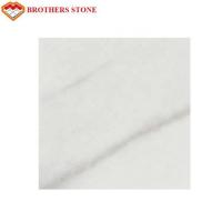 China 132.8 Mpa Compressive Property White Marble Flooring Border Designs For Fireplace factory