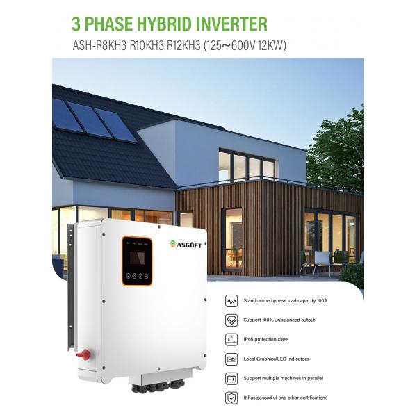 Quality Commercial Hybrid On Grid Inverter 5kva 10kw 20kw 30kw 50kw 80kw 100kw for sale