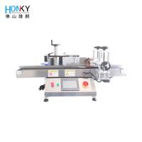 China 800w Automatic Labeling Sticker Machine With Date Printer For Round Bottle factory