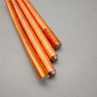 Quality Lightning Protection Electrical Earth Rod 16mm Diameter for sale