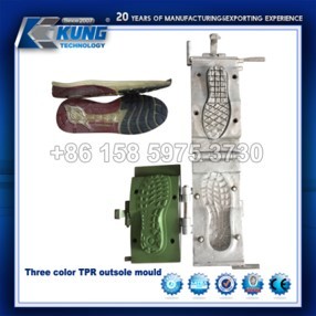 Quality Three Color PVC TPR Shoe Sole Mould Multifunctional Practical for sale