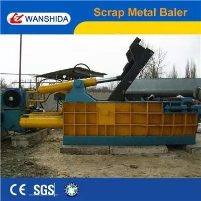 Quality 74kW Scrap Metal Baler Machine 25MPa Hydraulic Metal Baler For Coppers for sale