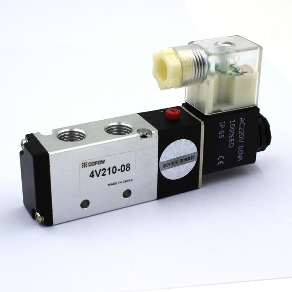 Quality 4V Series Solenoid Valve Single Coil Pilot Operated Electric 2 Position 5 Port for sale