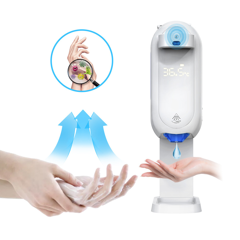 China Smart Life L5 Plus Touchless Hand Sanitizer Dispenser Alcohol Auto Temperature Check factory
