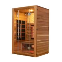 China Luxury Home Carbon Infrared Sauna 2 Person Infrared Sauna Room For Losing Weight factory