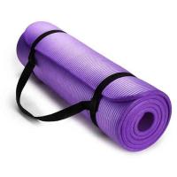 China Anti Tear NBR Foam Eco Friendly Thick Yoga Mat 10mm 15mm Customized Color factory