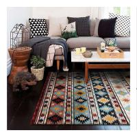 China Eastern Art Exotic Style Colorful Indoor Area Rug Luxury Shag Carpets For Floor factory