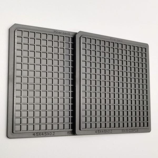 Quality Electronic Parts Waffle Pack Tray Stable Resistance ESD ABS Custom Size for sale