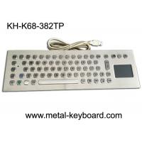 China Computer Industrial Keyboard with Touchpad , 70 Keys Waterproof Keyboard With Touchpad factory