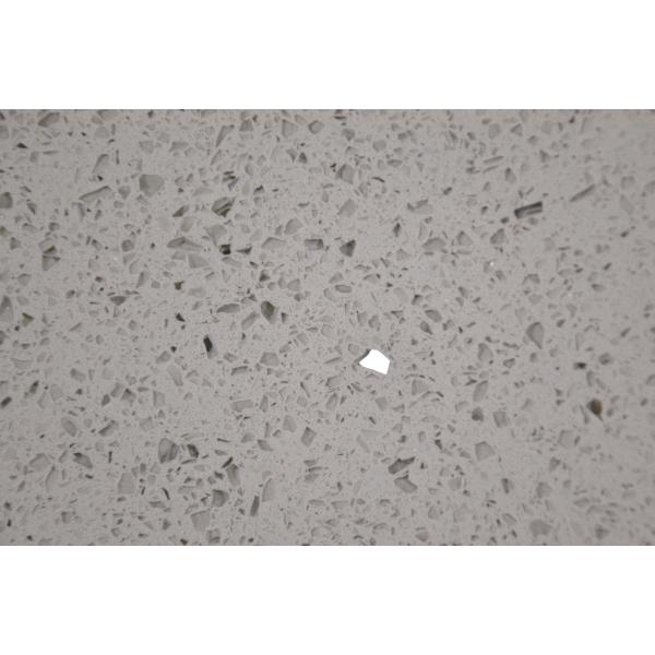 Quality Indoor Grey Mirror Quartz Stone Pollished For Quartz Kitchen Coutertop And for sale