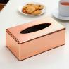 China Electroplating Rose Gold Detachable ABS Tissue Paper Holder factory