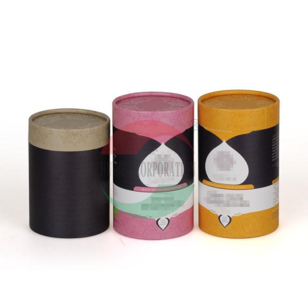 Quality Printed Clear Plastic Skin Care Paper Composite Cans Plastic Cylinder Jar for sale
