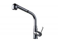 China Basin Single Hole Sink Faucets Chrome Plated Finishing ABS Aerator factory