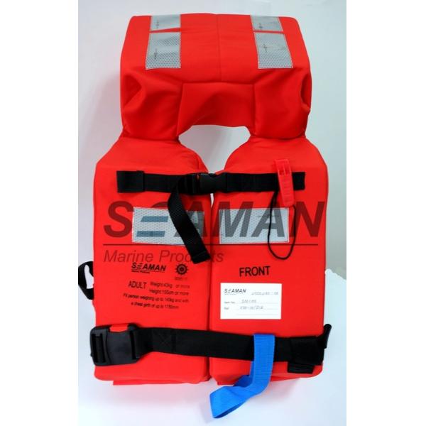 Quality Adult 150N Foam Foldable SOLAS Marine Life Jacket Lifevest For Navy , Offshore for sale