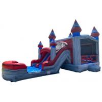 China PVC Tarpaulin Bouncy Castle Hire Inflatable Jumping Castle Bouncer With Slide factory