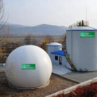 China Airproof Biogas Gas Holder Wastewater Floating Gas Holder Type Biogas Plant Diagram factory