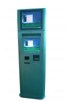 China Mulitmedia Kiosks With Barcode Scanner And Card Reader, Thermal Printer For Government / Payment factory