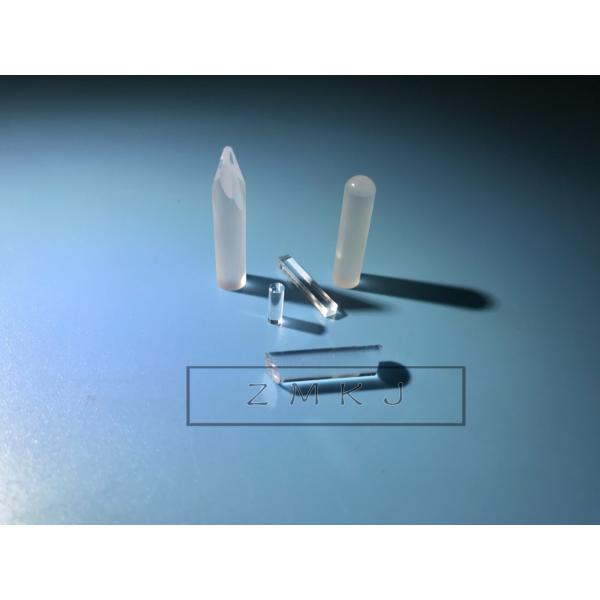 Quality Anti - Corrosion Sapphire Parts , Synthetic Sapphire Rod For High Temperature Thermometry for sale