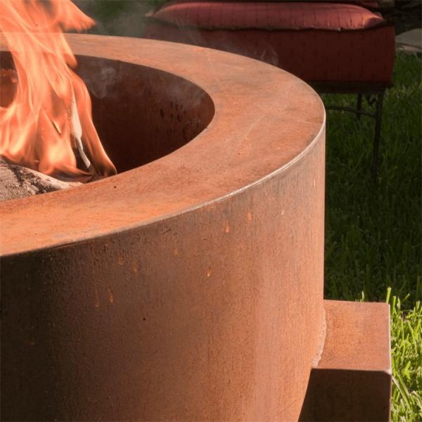 Quality Outdoor Heater Multi-function Round Metal Fire Pit Corten Steel Fire Table for sale