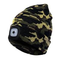 China Factory Price LED Lighted Beanie Cap Hip Hop Men Knit Hat Winter Warm Hunting Camping Running Hat Gifts For Woman Man factory