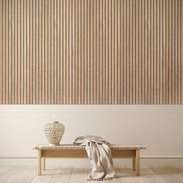 Quality Eco Perforated Wood Acoustic Panels 21mm Natural Oak Surface for sale