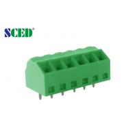 China Pitch 3.50mm PCB Terminal Blocks With 45 Degree Wire Inlet Screw Terminal Connector factory