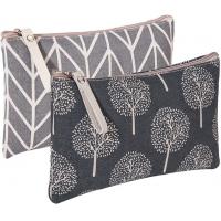 China Canvas Multi Function Travel Makeup Small Zipper Pouch Toiletry Bag For Women factory