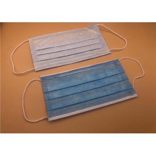 Quality Dust Proof Face Medical Mask / Ear Loop Face Mask Non Woven Material for sale
