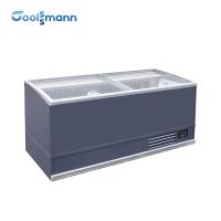 China Automatic Defrost Supermarket Island Freezer Combined Display Chest Refrigerator factory
