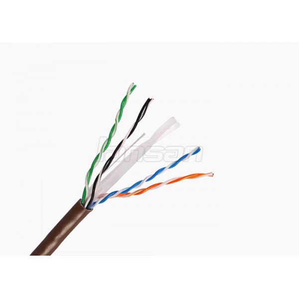 Quality 4P Twisted Solid Copper Cat6 Lan Cable 350Mzh Network Ethernet Cable for sale