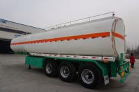 China CIMC 3-Axle 40CBM Fuel Tanker Truck Transport/Diesel Oil Tanker Trailer For Sale factory