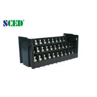 Quality 15A 10 x 3 Pin Barrier Terminal Block , High Voltage Wiring Block Connectors for sale