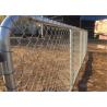 China 12Ft Width OD 32Mm X 1.5Mm Small Chain Link Gate For Sheep Farmers factory