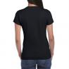 China Summer Cool 180G/M2 Womens Fitted T Shirts , SM MD LG XL Black Cotton Shirt factory