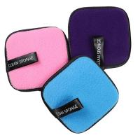 Quality 11.5cm Square Reusable Makeup Eraser Towel Pad For Heavy Face Make Up for sale