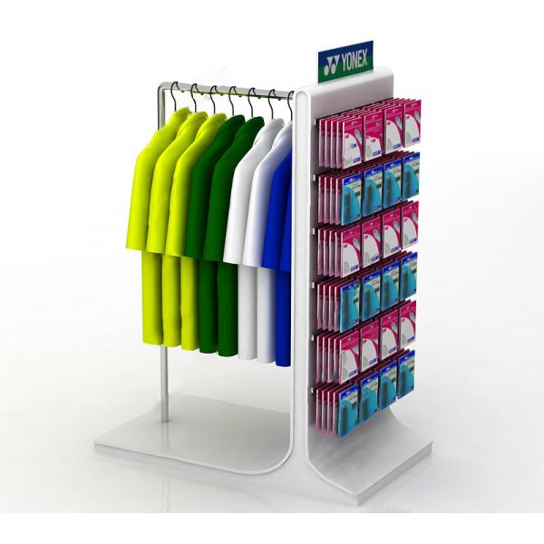 Quality Powder Coating Sports Display Shelves Retail Sock Displays Rack OEM / ODM Welcome for sale
